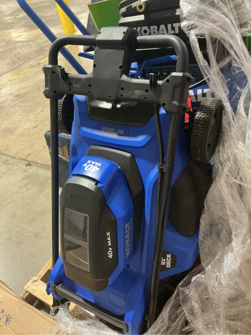 Condition photo showing Good Condition for kobalt 40-volt 21-in brushless battery push lawn mower 6 ah (battery and charger included)