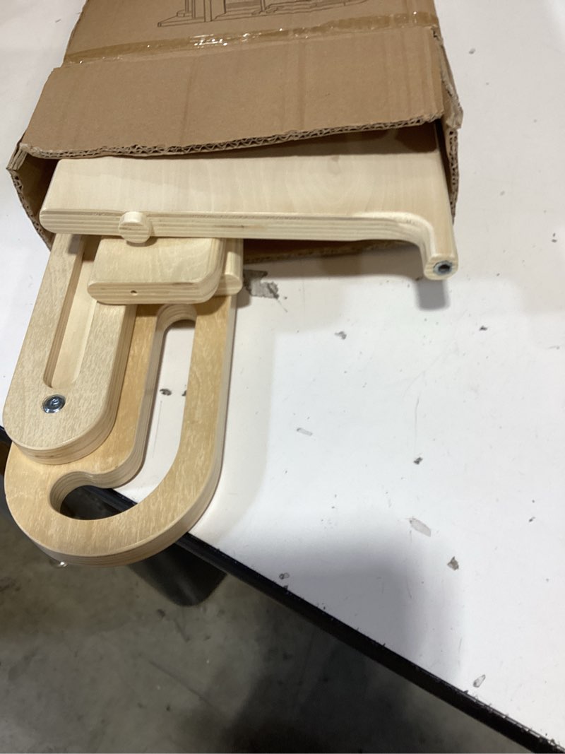 Condition photo showing New/Like New for wood city step stool foldable for toddlers, adjustable kids step stool for bathroom sink toilet potty training stool with handles child kitchen counter stool helper montessori kitchen stools natural