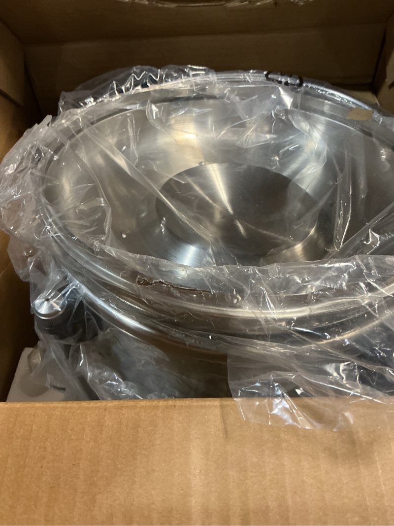 Condition photo showing New/Like New for Commercial Coffee Urn 100 Cup/15L Coffee Dispenser with Upgraded Percolator, Double Wall 304 Stainless Steel Hot Water Urn Beverage Dispenser with Keep Warm Mode Large Coffee Maker for Catering Party 100 Cup / Double Wall
