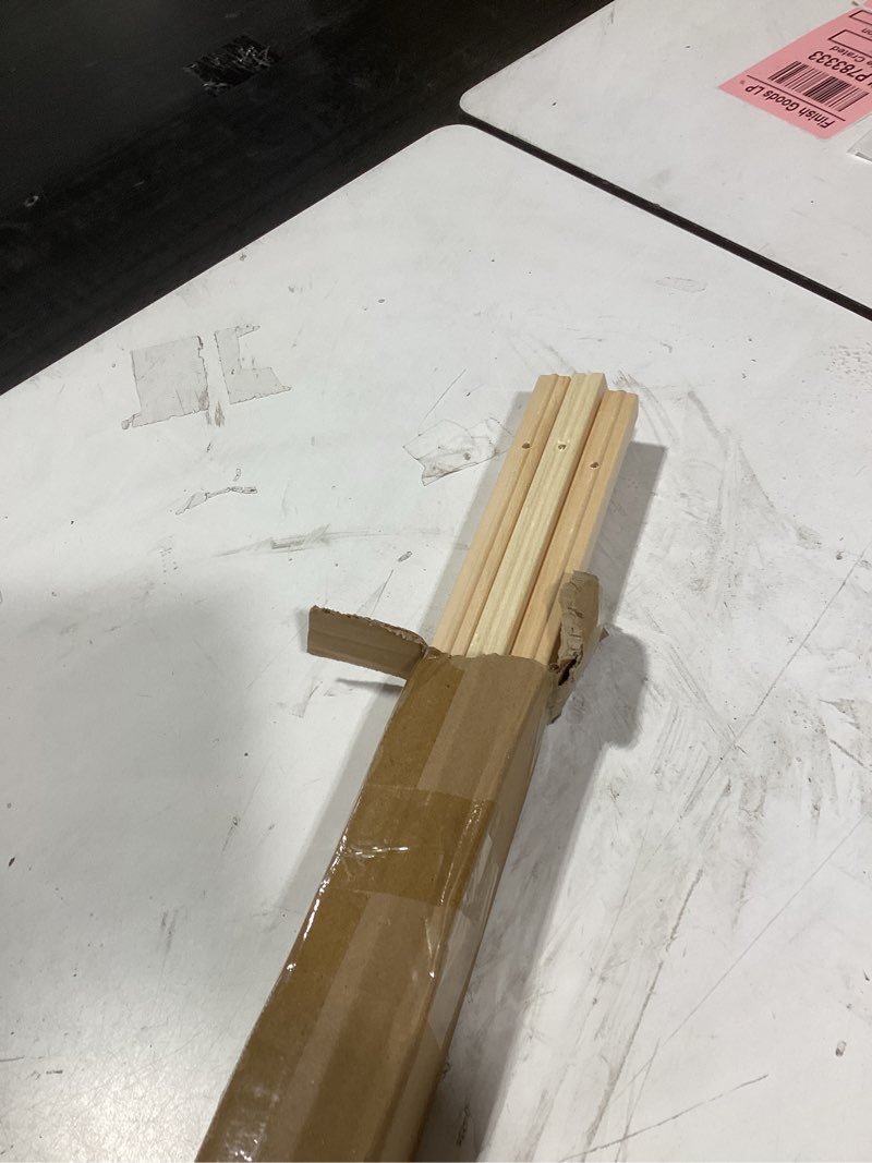 Condition photo showing Good Condition for 63''wooden tripod display easel stand for wedding sign, portable tripod wood artist easel