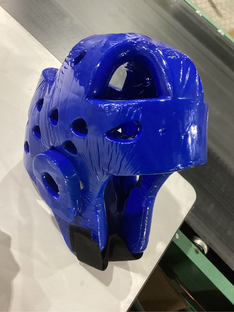 Condition photo showing Good Condition for Kids & Adults Taekwondo Karate Headgear MMA Martial Arts Helmet, Soft Head Gear for Martial Art Grappling Muay Thai Kickboxing Taekwondo