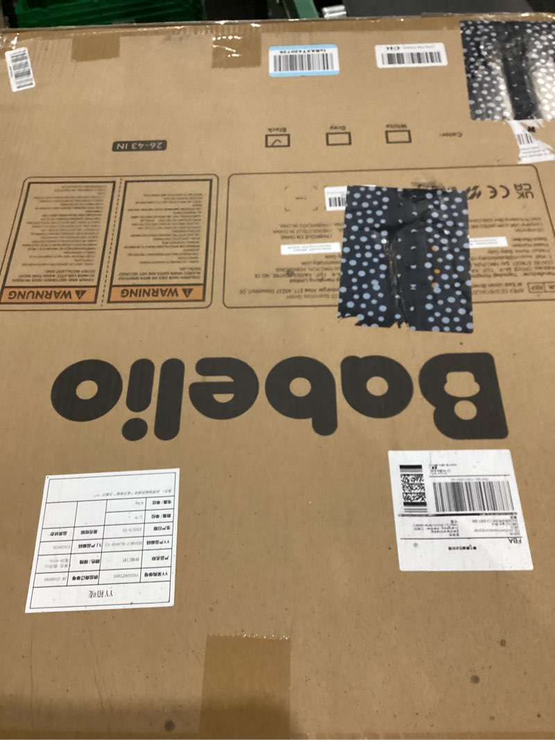 Condition photo showing New/Like New for Babelio Baby Gate for Stairs, Kitchen & Doorways, No Bottom Bar| One-Handed Operation| Auto-Close| Hardware Mount (Drill Needed) Safety Dog/Pet Gate (Black - B17, 26-43" W, 28" H) Black - B17 28" H, 26-43" W-Standard