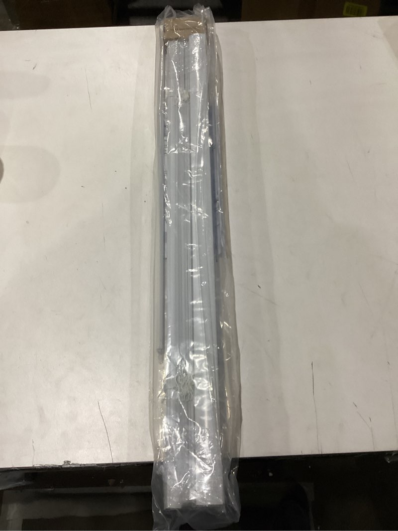 Condition photo showing New/Like New for LazBlinds Cordless White 1" Room Darkening Vinyl Mini Blinds, 29" W X 36" H Horizontal Window Blinds for Home, Cordless Shades for Indoor Windows White 29"W X 36"H