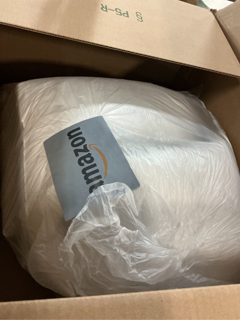 Condition photo showing As Is for 20x20 Decorative Throw Pillow Inserts-Down Feather Pillow Inserts-Square-Cotton Fabric-Set of 2-White.