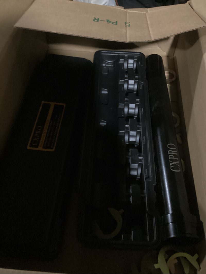 Condition photo showing Good Condition for Inner Tie Rod Removal Tool Kit, Inner Tie Rod Tool Set with 12 Crowfoot Adapters 1/2 Inch Drive Tube for Tie Rods Remove & Install Cars