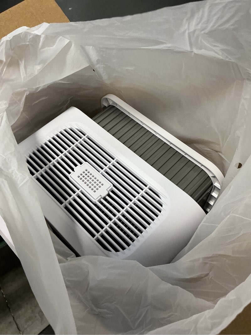Condition photo showing Good Condition for dehumidifier for home,1000 sq.ft dehumidifier for basement bathroom bedroom with auto shut off, built-in aromatherapy diffuser,7 colors led light, quiet dehumidifiers with sleep mode(cs08-cream)