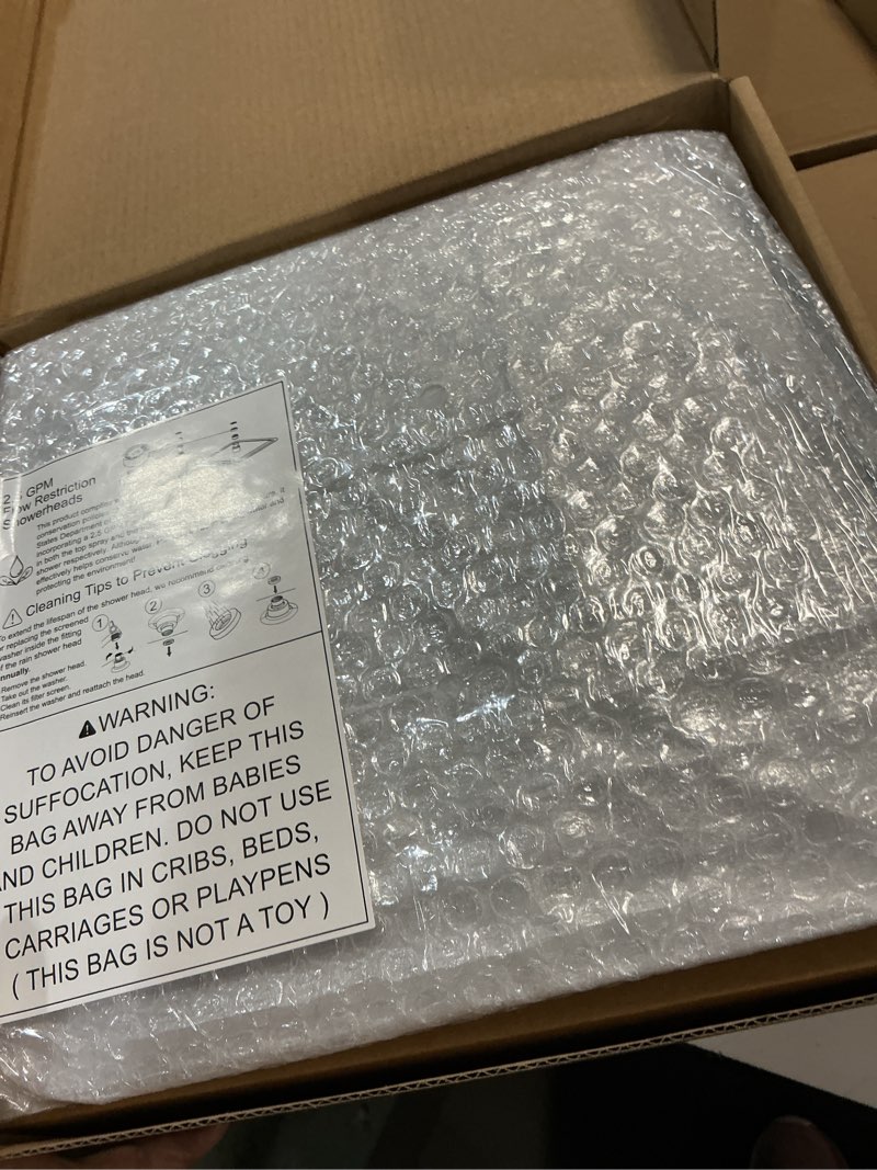 Condition photo showing Good Condition for veken all metal 10" shower head with handheld, luxurious square double rain shower heads,power wash wand,dual high pressure detachable rainfall showerhead with spray combo,extension arm,chrome,sliver contemporary chrome