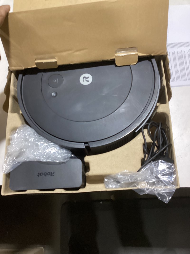 Condition photo showing Good Condition for iRobot Roomba Vac Robot Vacuum (Q0120) - Easy to use, Power-Lifting Suction, Multi-Surface Cleaning, Smart Navigation Cleans in Neat Rows, Self-Charging, Alexa