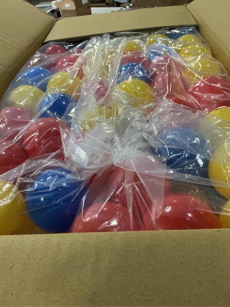 Condition photo showing New/Like New for Children's Factory 500 Mixed Color Balls, multi