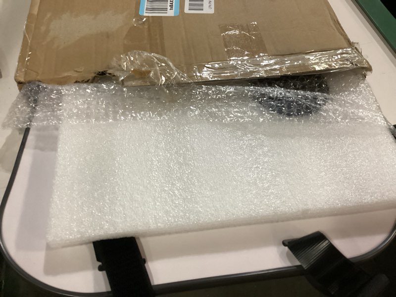 Condition photo showing item condition for Treadmill Desk Attachment with Large Laptop Platform, Universal Ergonomic Workstation for Laptops/Tablets, Fits Treadmill Handlebars Up to 36 Inches, White