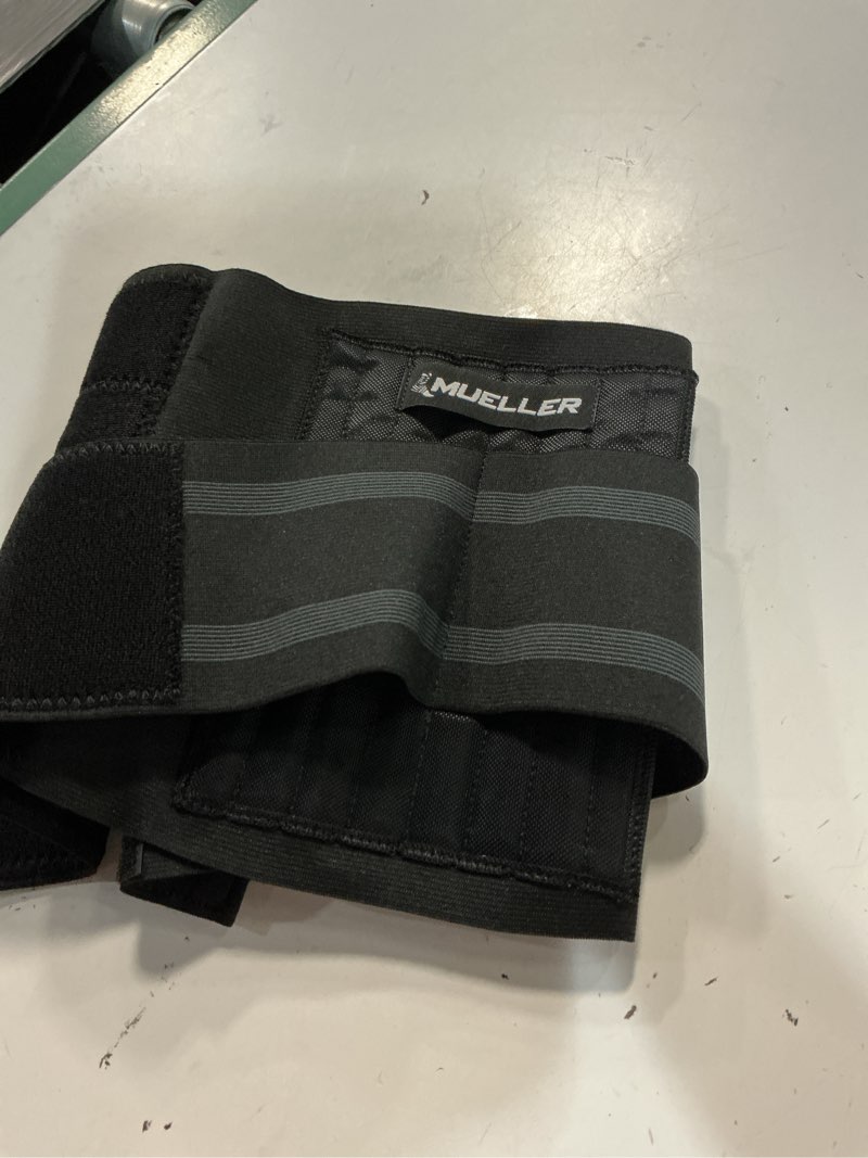 Condition photo showing Good Condition for mueller adjustable back brace, one size fits most, black