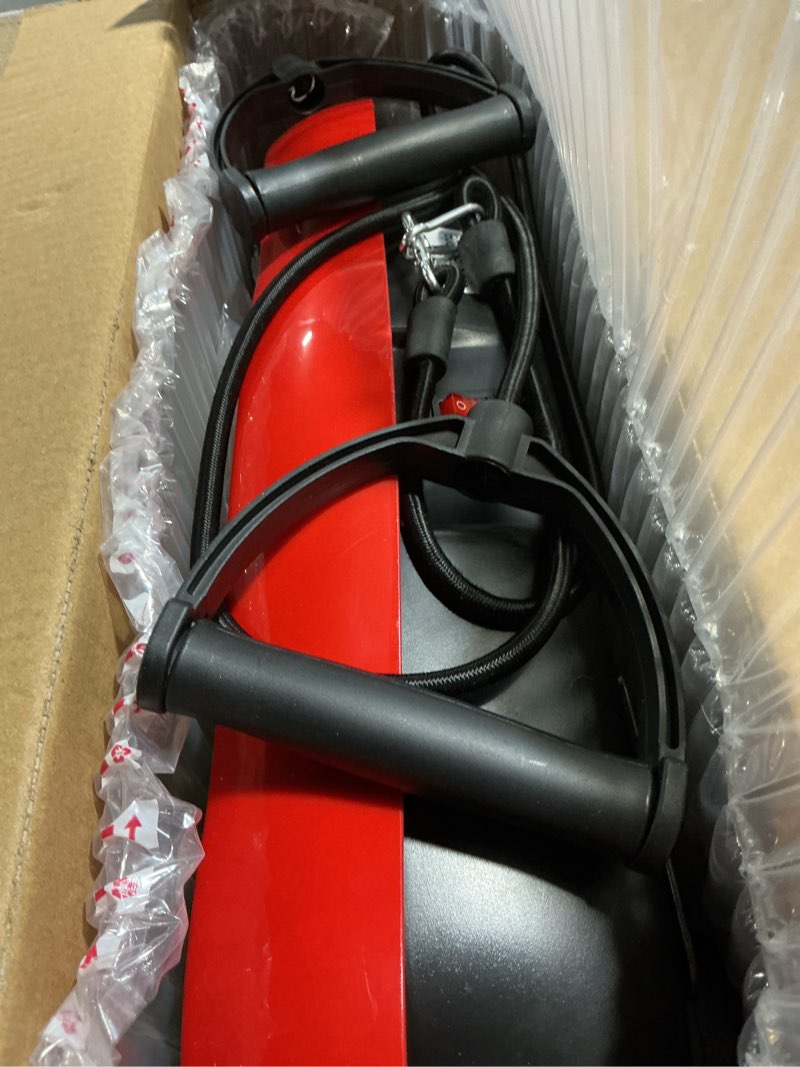 Condition photo showing Good Condition for Vibration Plate Exercise Machine, Health & Fitness Full Body Vibration Platform, Portable Vibration Plate Platform for Weight Loss Home Fitness, Lymphatic Drainage, w/Resistance Bands+Remote Red