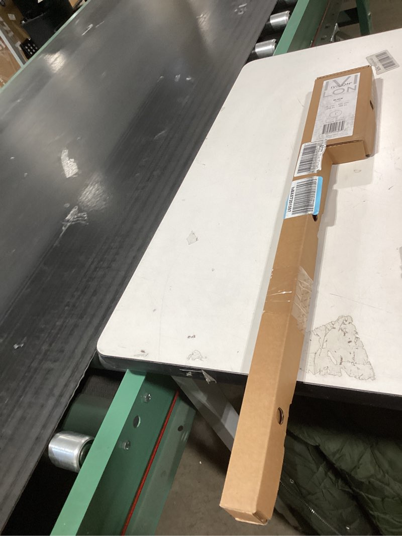 Condition photo showing New/Like New for Ivilon Drapery Window Curtain Rod - End Cap Style Design 1 Inch Pole. 28 to 48 Inch Color Black