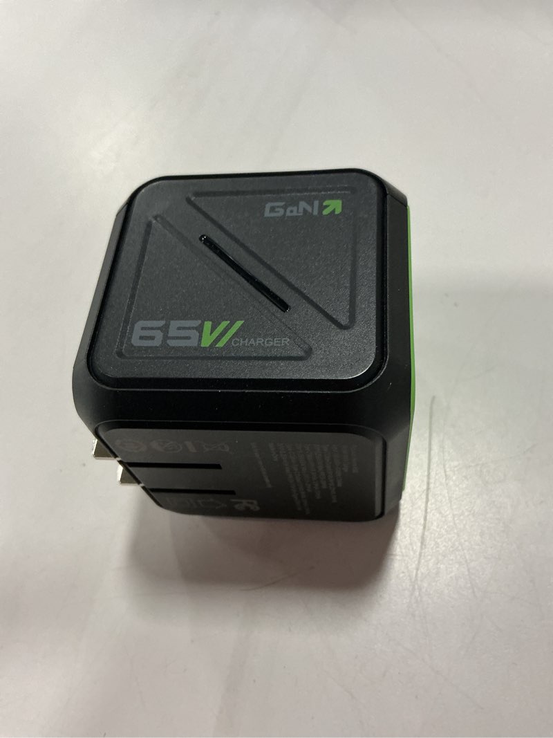 Condition photo showing Good Condition for Retractable Wall Charger, 65W Fast USB C Charger Block with Retractable Type-C Cable, Fast Charging Adapter with Foldable Plug for iPhone 16/15, MacBook Air, iPad, Samsung, Pixel?Home Office Travel