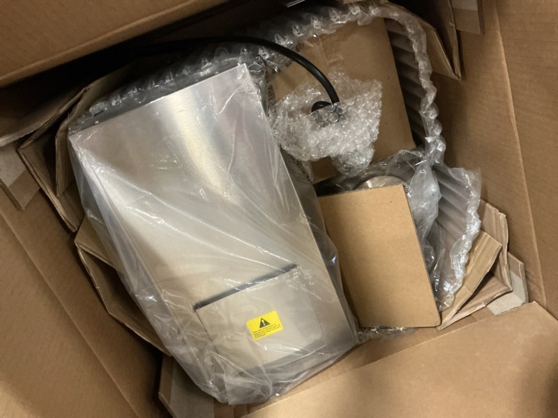 Condition photo showing Good Condition for 12 Cup Commercial Coffee Maker, Manual Filling Drip Coffee Maker Machine with 3 Glass Carafes 3 Warmers, Stainless Steel Pour Over Coffee Brewer with Hot Water Supply for Restaurant Office Cafe Manual-Filling