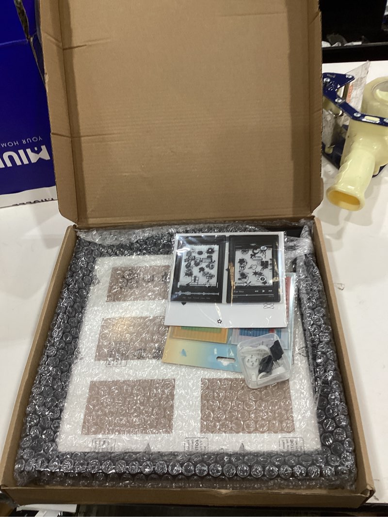 Condition photo showing New/Like New for CAIYOULE Wooden Frame,for Mini Instax Polaroid Frame for Fujifilm Instant Mini 12/11/99/90/7+/40 Evo Camera Film ?for 2.15 * 3.4 Inch 6 Photos With Sticker - Black 2.2x3.4 Inch 6Photo Black 6Photo
