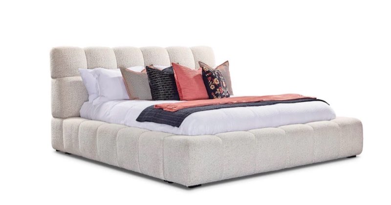 Parker living escape collection fluffy river rock bed king (incomplete box 6/6)