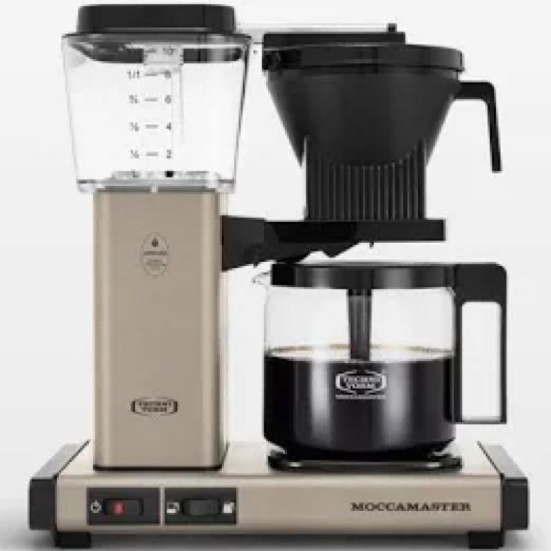 technivorm moccamaster 53633 kbgv select 10-cup coffee maker,sandstone, 40 ounce, 1.25l 10-cup sandstone