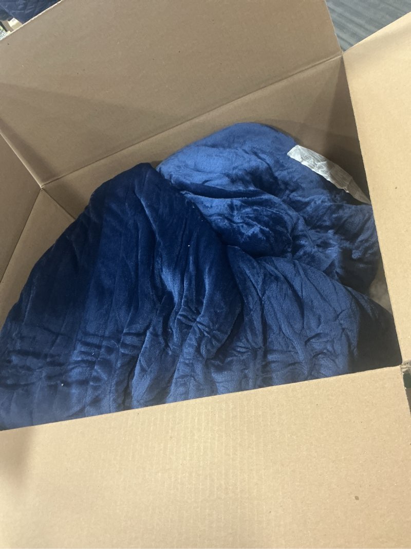 Condition photo showing As Is for Homemate Electric Heated Blanket King Size - 100"x90" Heating Blanket King Size Dual Control 1/2/4/6