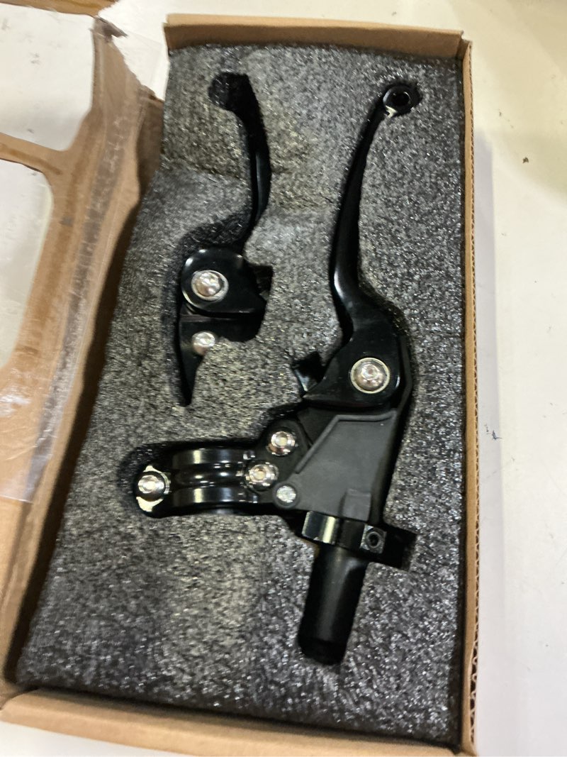 Condition photo showing Good Condition for jfg racing motorcycle brake clutch lever 7/8'' 22mm folding levers aluminum alloy universal for crf50 klx ssr ttr 110 125 150 200 250cc dirt pit bike atv mini bike black