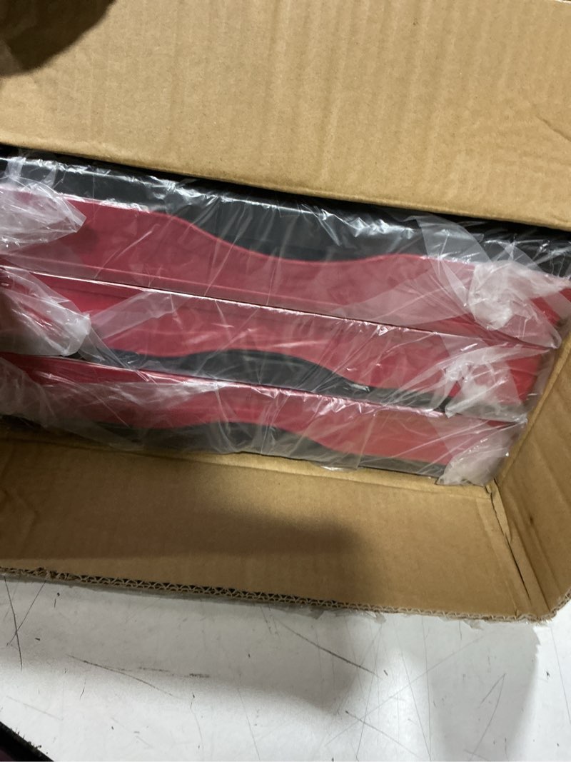 Condition photo showing Good Condition for fohere 48l collapsible storage bins with lids 3 packs, stackable storage bins with handles for organizing, camping and tools, heavy duty capacity