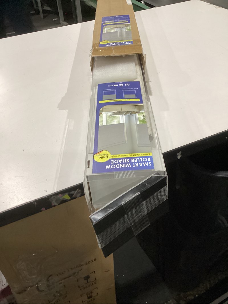 MANSNIX Smart Motorized Blinds with Remote, Cordless No-Drill Automatic Roller Shades, Blackout Elec