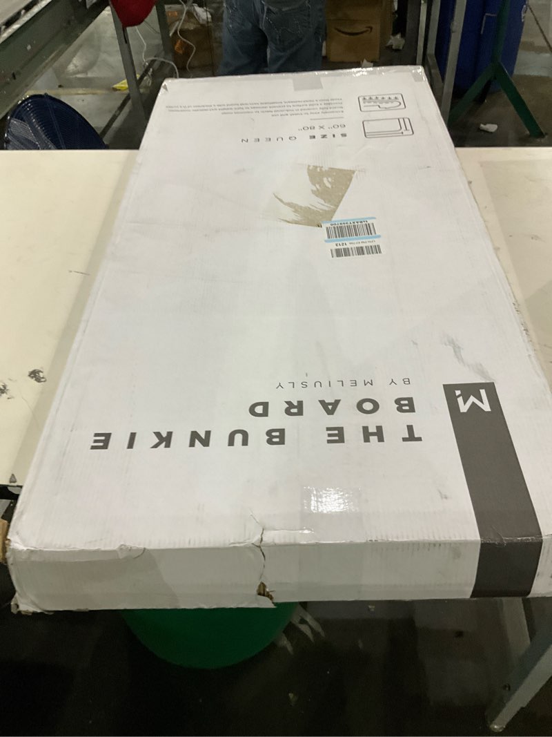 Meliusly Premium 10mm Bunkie Board Queen Size (60x80'') Patent Pending Low Profile Bed Board Design 