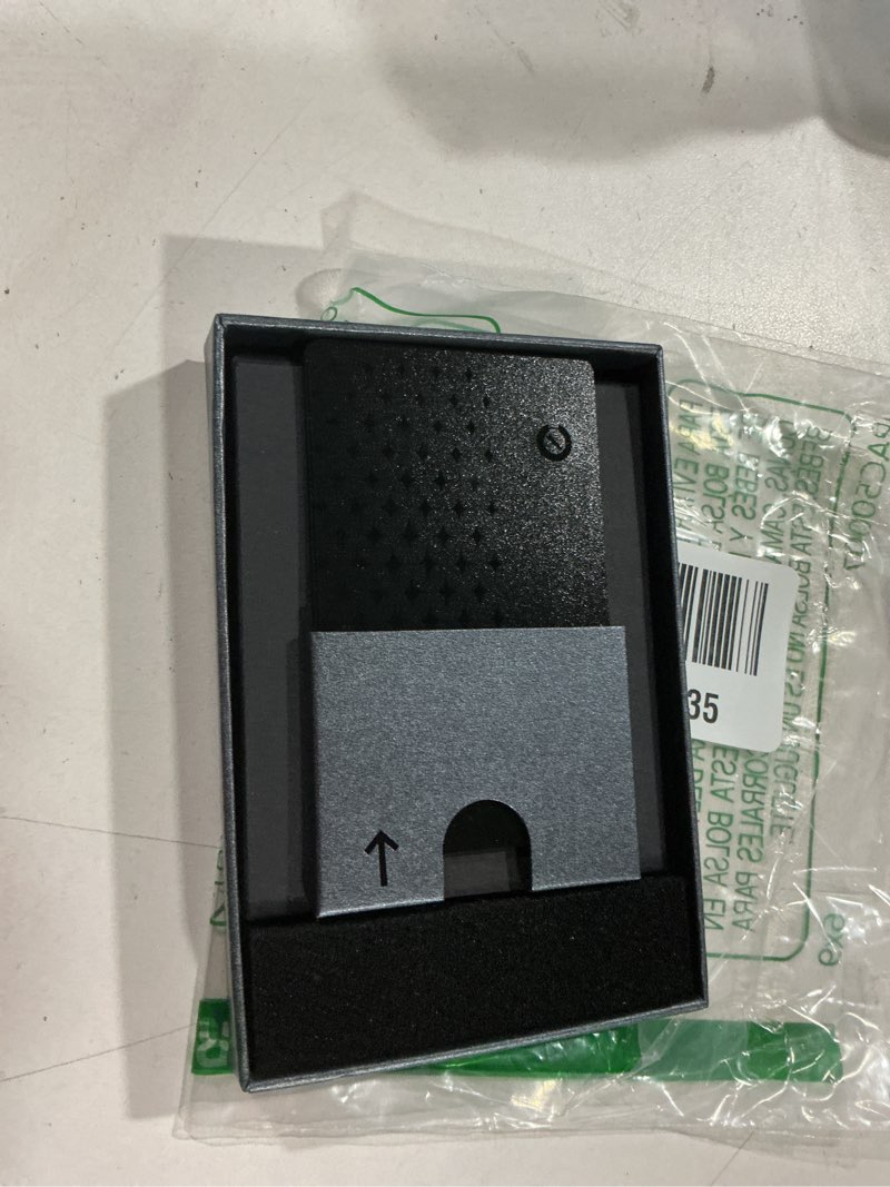 Condition photo showing Good Condition for wallet tracker card 0.06in slim tracking card,10 years battery bluetooth smart card,android & ios wallet tracker,work with apple find my & google find hub,ip68 gps tracker for vehicles,wallet,keys black