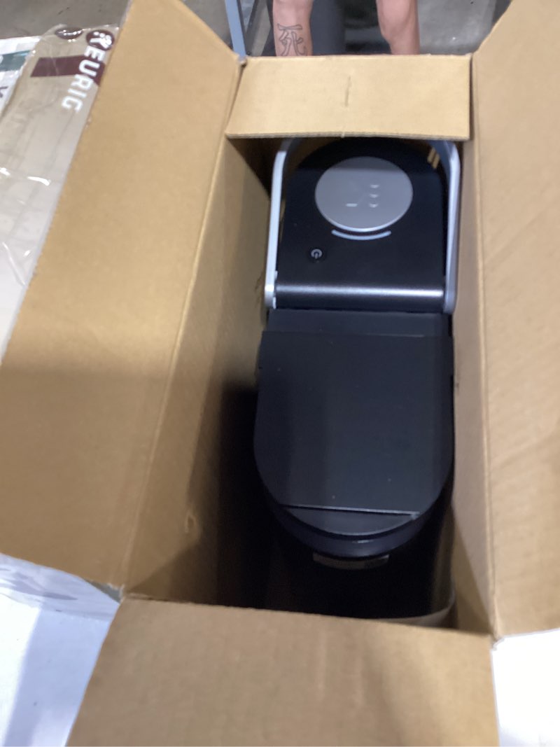 Condition photo showing As Is for keurig k-mini single serve k-cup pod coffee maker, 6 to 12oz brew size, with cord storage, perfect for small spaces, black