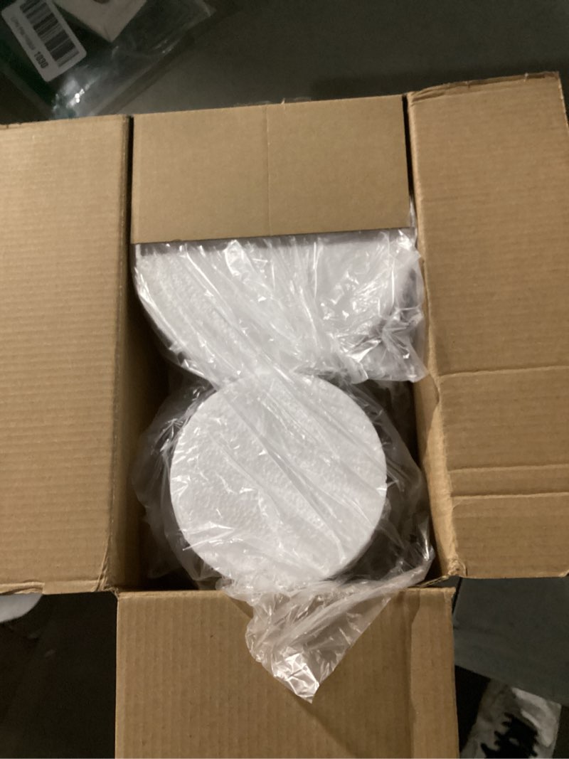 Condition photo showing New/Like New for 2 Tiers 4" 6" Fake Cake 4 Inch Tall Fake Birthday Cake Rounds Styrofoam Cake Dummies Set for Birthday, Wedding, Baby Shower Display 4"x 4"; 6" x 4"