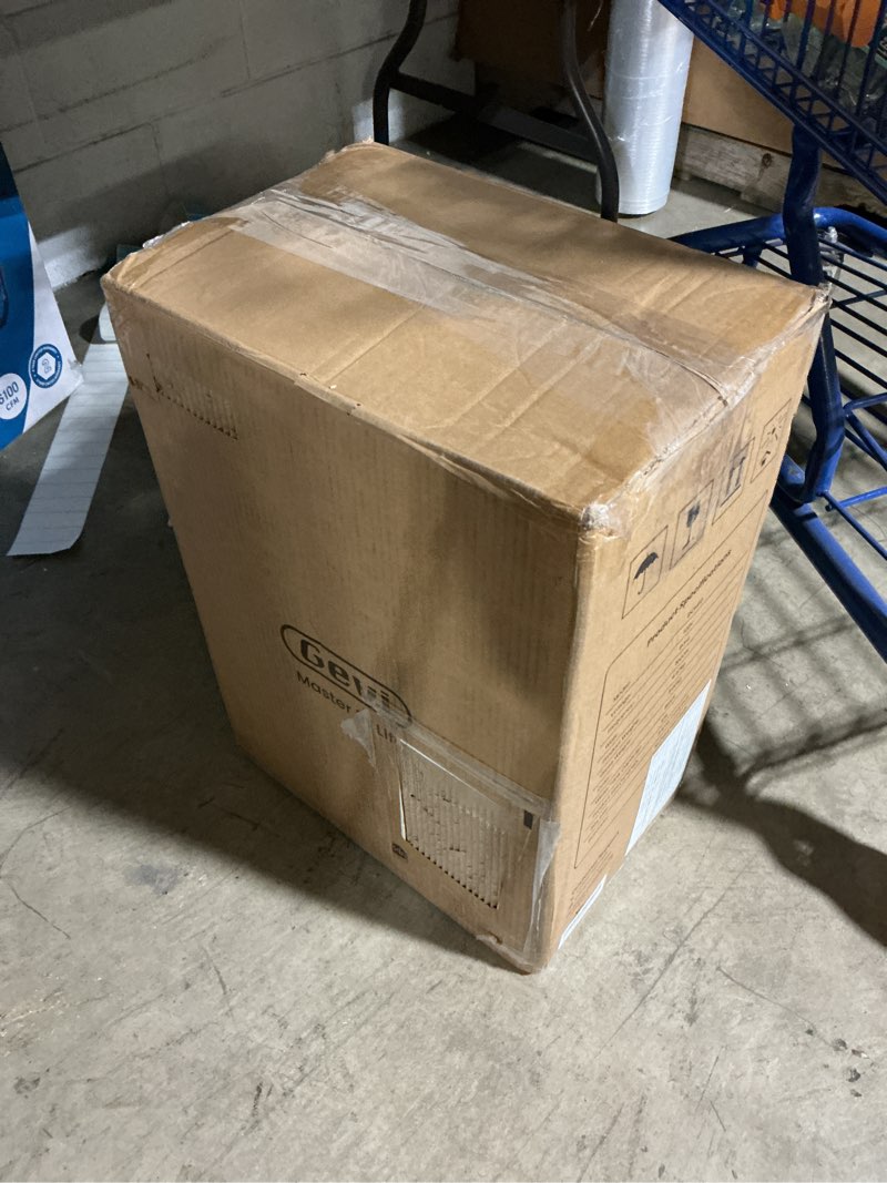 Condition photo showing As Is for gevi 10 cup drip coffee maker with built-in grinder, grind ? brew burr combo coffee machine with touch screen, programmable, 4-hour warm plate, permanent filter, coffee carafe 10.7"d x 7.9"w x 17.8"h