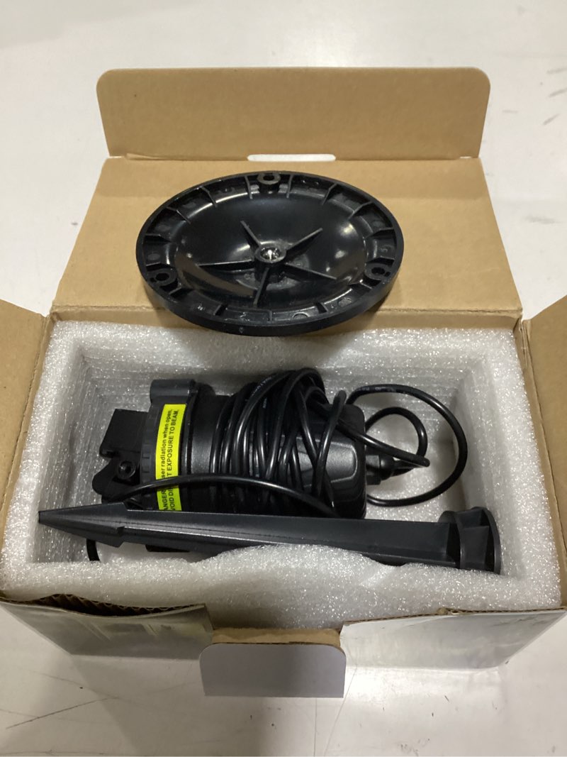 Condition photo showing Good Condition for Laser Christmas Lights,Outdoor Garden Laser Lights Projector, Motion Star 3 Color Red Green Blue,Water Proof,Suitable for Outdoor Garden Decorative Stars red green blue