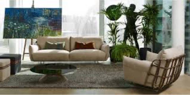 (Incomplete) Sofa color gris and black 