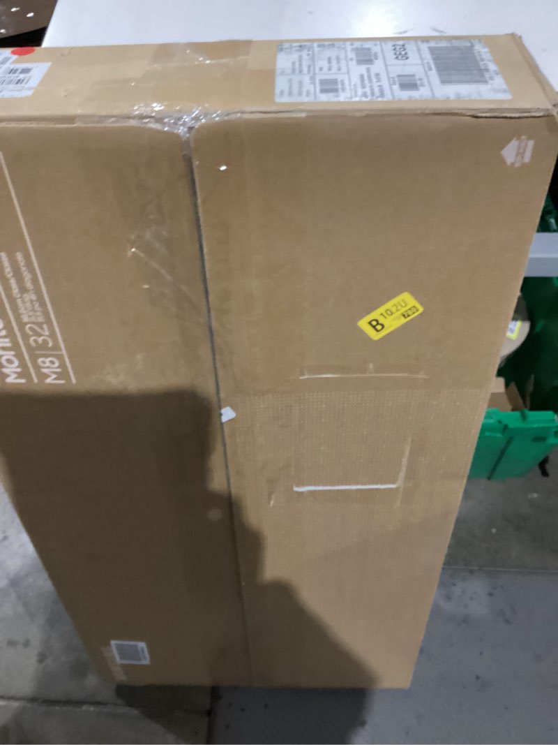 Condition photo showing As Is for SAMSUNG 32-Inch M8 (M80D) Series 4K UHD Smart Monitor with Streaming TV, Speakers, HDR10+, AI Upscaling, USB-C, Ergonomic Stand, SlimFit Camera, Gaming Hub, LS32DM801UNXZA, 2024 No Samsung Vision AI