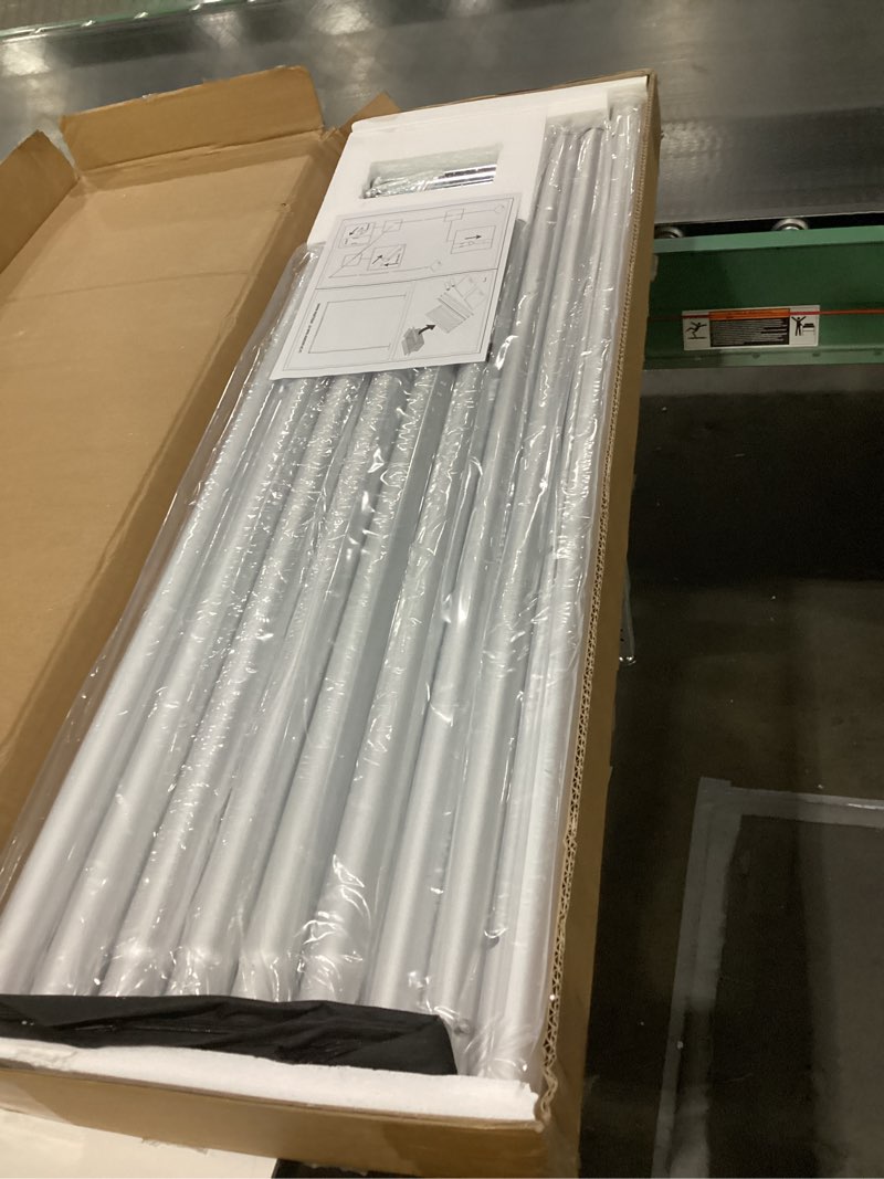 Condition photo showing New/Like New for Pipe and Drape Backdrop Stand,8ft x 10ft Backdrop Stand, Adjustable Metal Heavy Duty Wedding Background for Parties Birthday Party Baby Shower Wedding Decorations