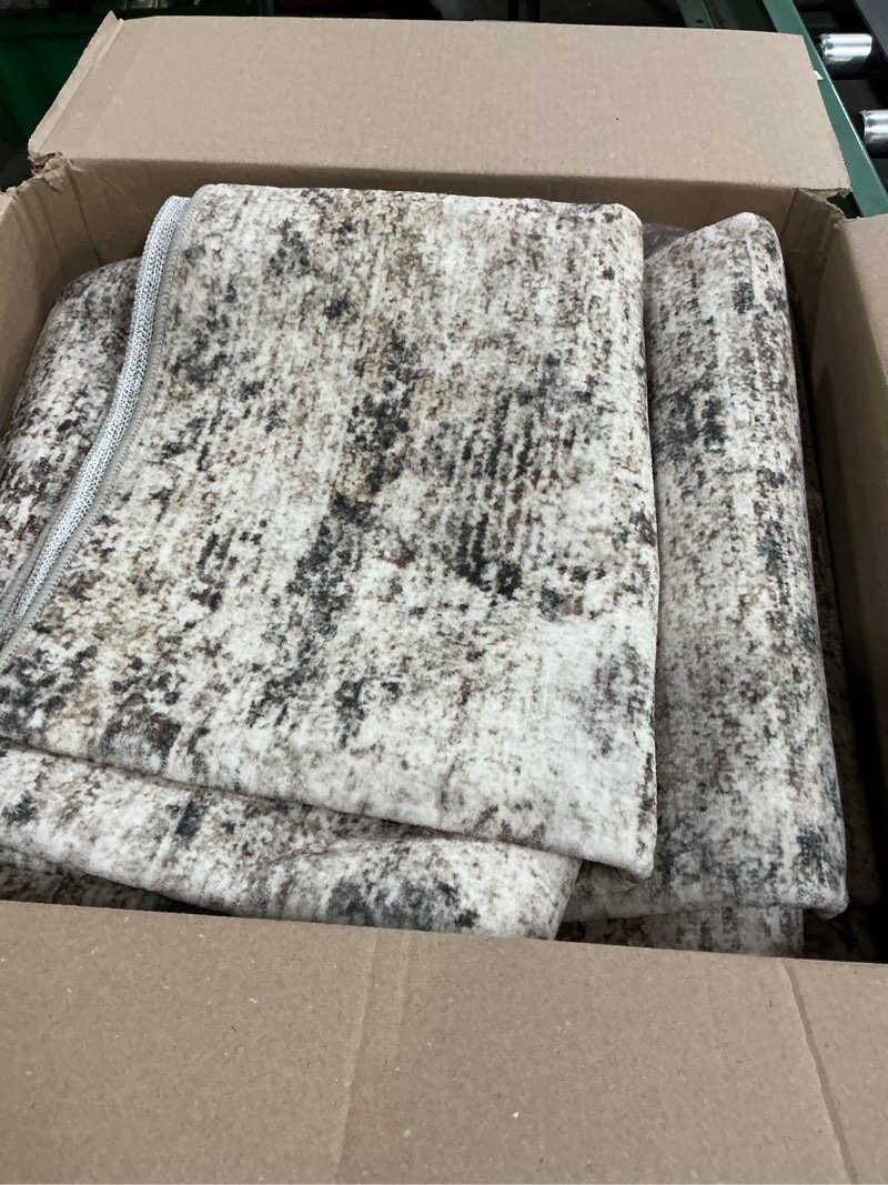Condition photo showing Good Condition for hazo haus 100% polyester machine washable area rug (unknown size)