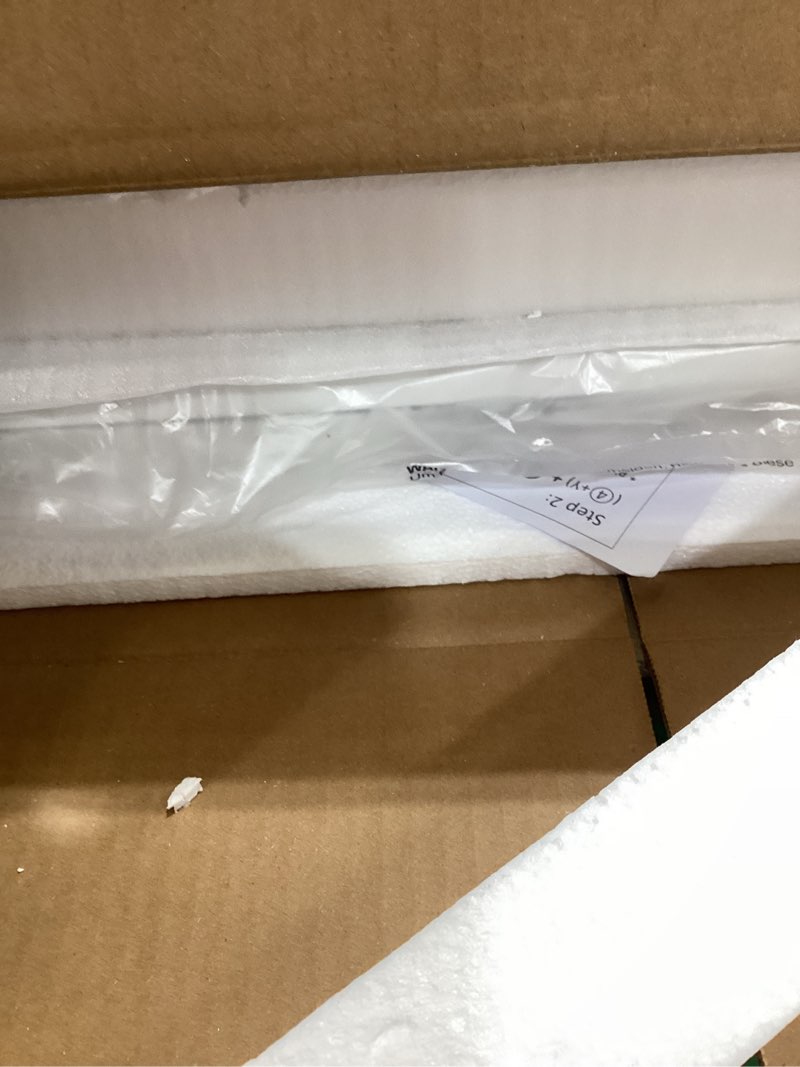 Condition photo showing Good Condition for fannova white printer stand, 23.6 x18.9 x 29.5 inches big size printer table with adjustable shelf, 3 tier rolling printer cart with wheels for home office storage and organization