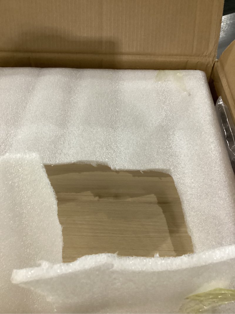 Condition photo showing As Is for 5 Pcs Wire Rack Covers 24x16x2.5 inch PVC Pantry Shelf Cover 0.31 inch Thick Removable Closet Wire Rack Shelf Covers,Decoration Kitchen Bathroom Office Shelving (Wood Color,24x16x2.5inch) Wood Color 24x16x2.5inch