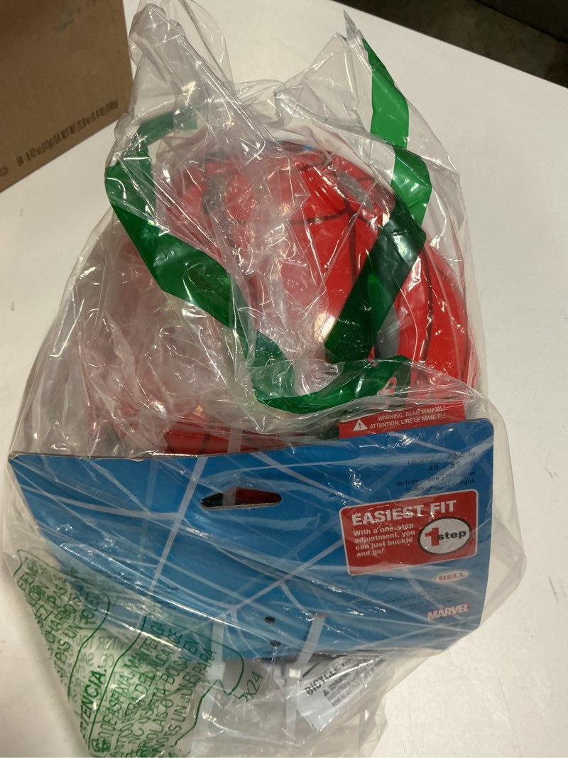 Condition photo showing New/Like New for Bell Marvel Avengers Child and Toddler Bike Helmets Spider-man Spidey Eyes Toddler (48-52cm) (Pack of 1)