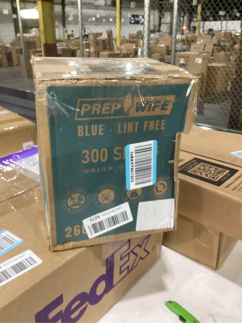 Condition photo showing Good Condition for prep wipe blue 