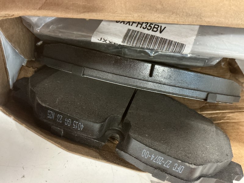 Condition photo showing As Is for wagner qs zx632 disc brake pad set, chamfered edges for smooth, quiet stops, fits 1994–1996 ford f-150 qs - semi-metallic zx632