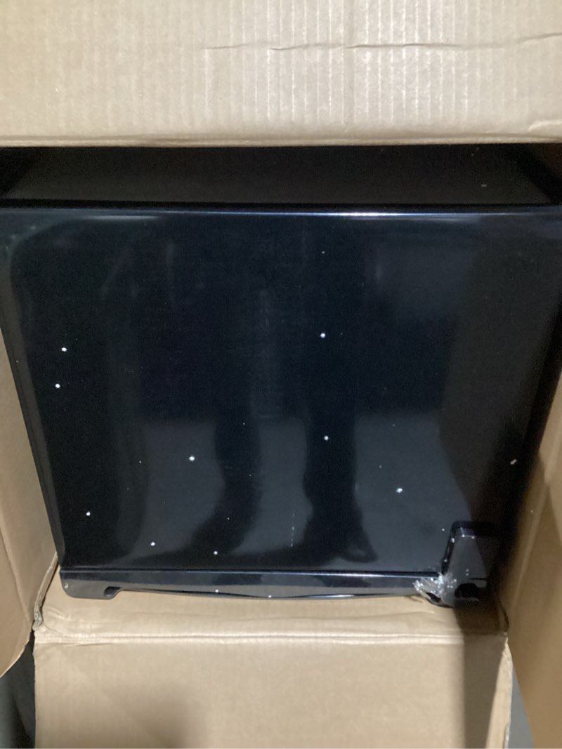 Condition photo showing As Is for Similar to Sweetcrispy 3.2 Cu.Ft Mini Fridge with Freezer Small Refrigerator Single Door Adjustable Thermostat Energy-efficient Low Noise, Compact Fridge for Bedroom, Office, Dorm (Black) Black One Door