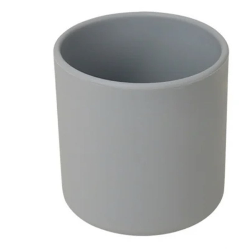 Zen Decor Matte White Cement Candle Jar – Minimalist Reusable Container for Home Fragrance & DIY Candles