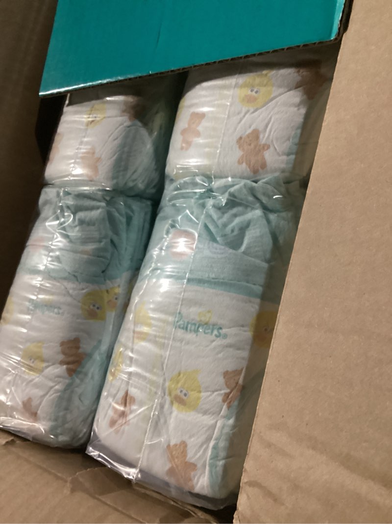 Condition photo showing New/Like New for pampers diapers - baby dry - size 1, 120 count, absorbent disposable infant diaper (packaging may vary) size 1 120