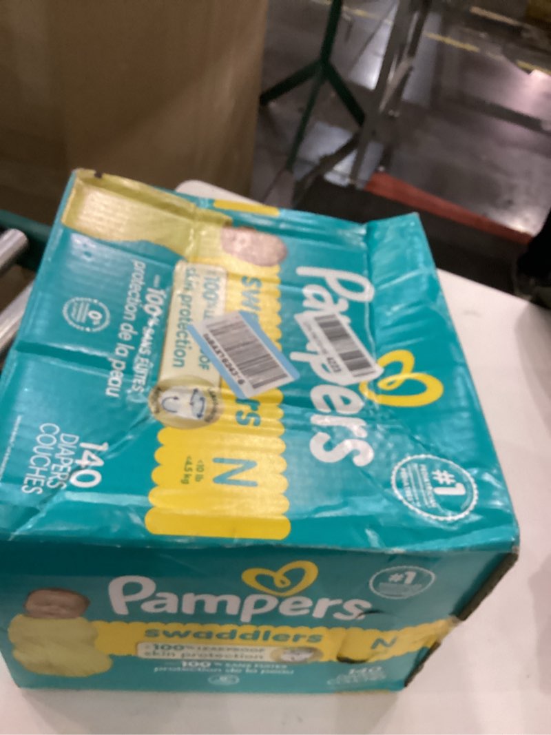 Condition photo showing New/Like New for Pampers Swaddlers Sensitive Disposable Diapers - Size 0 - 140ct