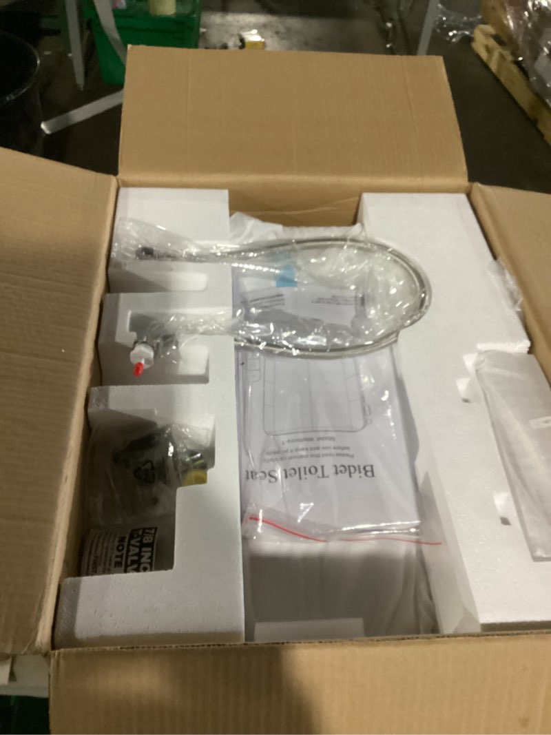 Condition photo showing Good Condition for tadashi bidet toilet seat elongated, heated toilet seat, instant warm water & dryer, feminine & rear wash, self-clean nozzle, slow close lid, child/eco/silent mode smart luxury style