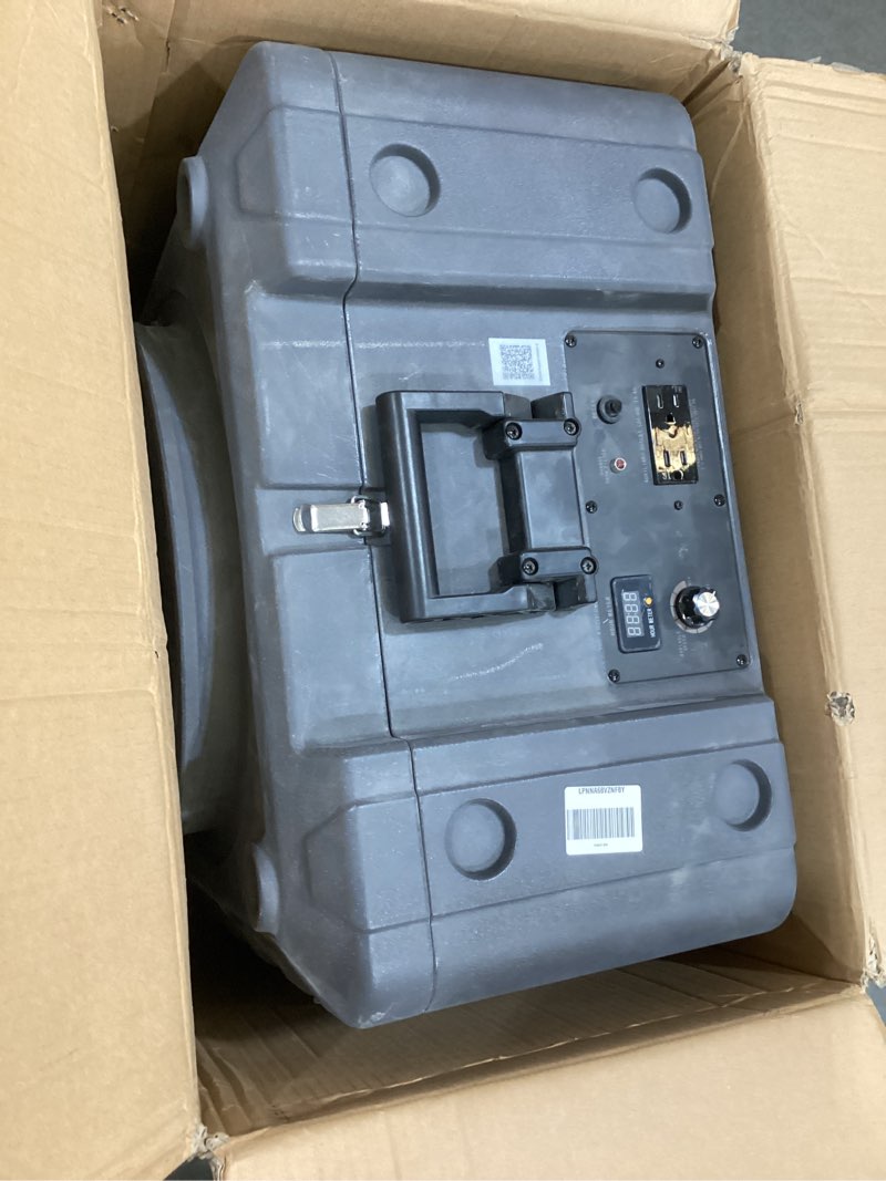 Condition photo showing Good Condition for vevor air scrubber with 3-stage filtration, stackable negative air machine 550 cfm, air cleaner with merv10, carbon, h13 hepa, for home, industrial and commercial use 550cfm