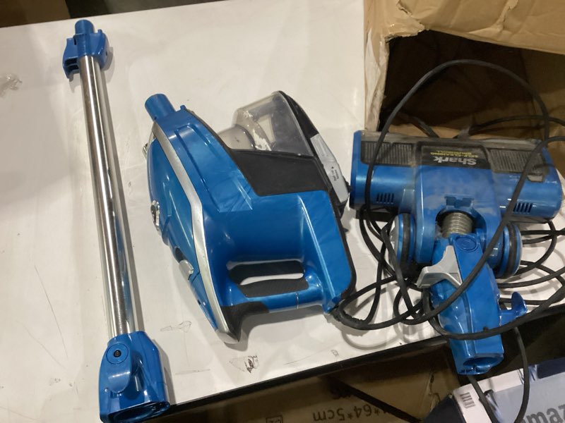 Condition photo showing As Is for Used missing parts Shark | Pet Cordless Vacuum Cleaner | LED Headlights | Removable Handheld Vacuum for Pet Hair | Crevice Tool & Pet Multi-Tool Included | 40min Runtime | For Carpet & Hard Floors | Grey | IX141 Pet Cordless Essential