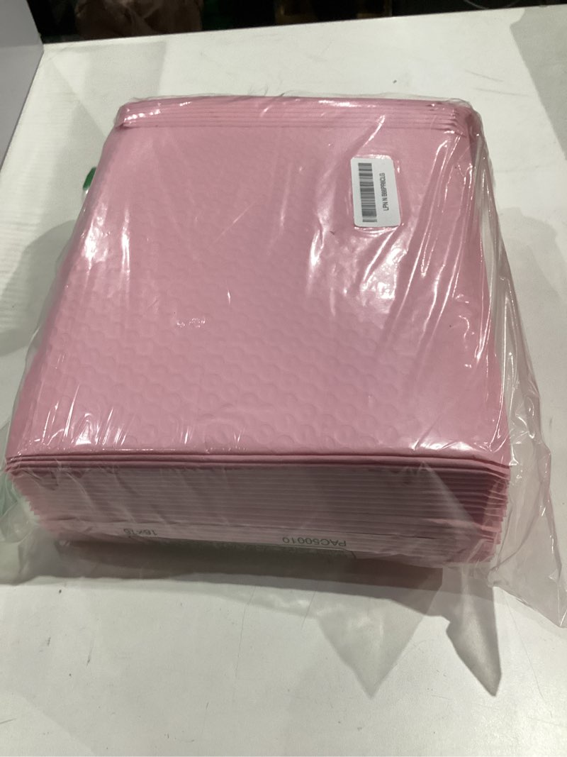 Condition photo showing Good Condition for metronic 8.5 x 12 bubble mailers 40 pack, light pink bubble mailers, strong adhesion padded envelope, shipping envelope bubble mailer, bubble envelopes for clothing, bubble mailer usable size 8.5 x 11 light pink 8.5x12" 40pc