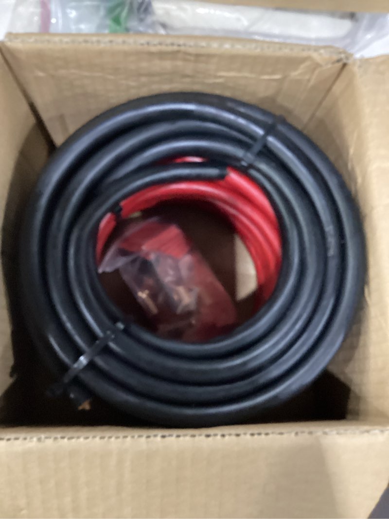 Condition photo showing Good Condition for 1/0 gauge wire 1/0 awg battery cable (20ft red+20ft black), copper clad aluminum cca amp wiring kit, automotive wire with terminals connectors, for car audio speaker, marine, rv trailer 40ft wire